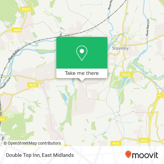 Double Top Inn map