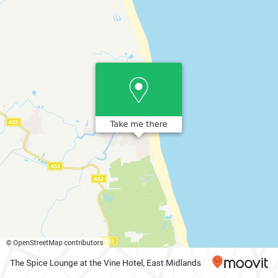 The Spice Lounge at the Vine Hotel, Meadow Close Chapel St Leonards Skegness PE24 5 map