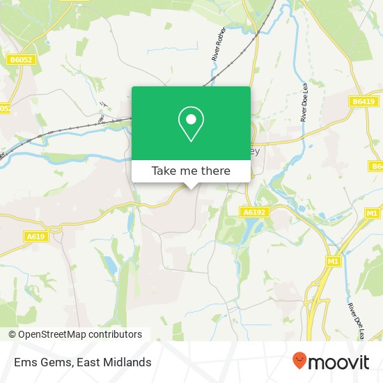 Ems Gems, 24 St Johns Road Staveley Chesterfield S43 3QN map