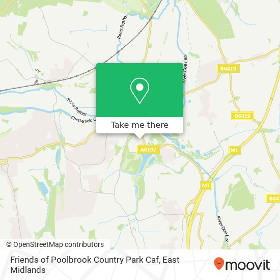 Friends of Poolbrook Country Park Caf, Meadows Drive Staveley Chesterfield S43 3 map