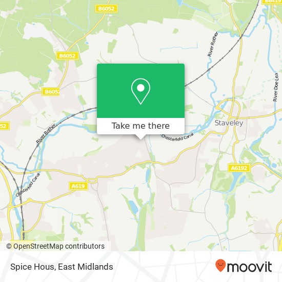 Spice Hous, 9 Hollingwood Crescent Hollingwood Chesterfield S43 2 map