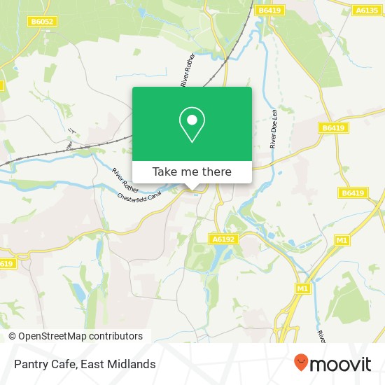 Pantry Cafe, 14 Market Street Staveley Chesterfield S43 3UT map
