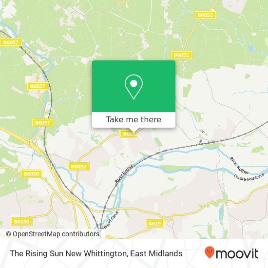 The Rising Sun New Whittington map