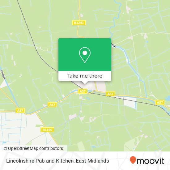 Lincolnshire Pub and Kitchen, Poachers Court Saxilby Lincoln LN1 2 map