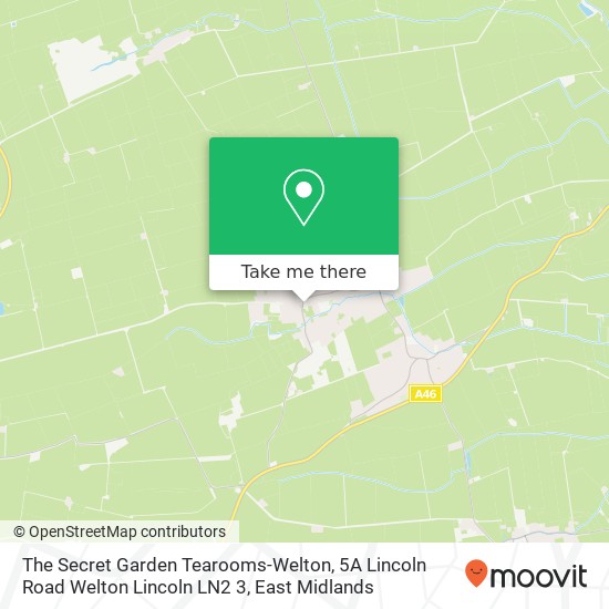 The Secret Garden Tearooms-Welton, 5A Lincoln Road Welton Lincoln LN2 3 map