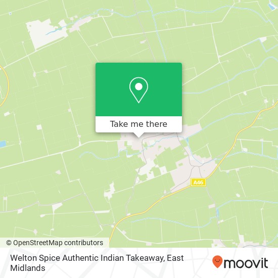 Welton Spice Authentic Indian Takeaway, Cliffe Court Welton Lincoln LN2 3 map