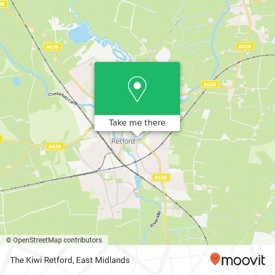 The Kiwi Retford, Carolgate Retford Retford DN22 6 map