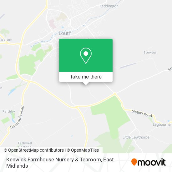 Kenwick Farmhouse Nursery & Tearoom map
