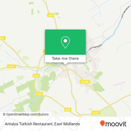 Antalya Turkish Restaurant, 34 Upgate Louth Louth LN11 9 map