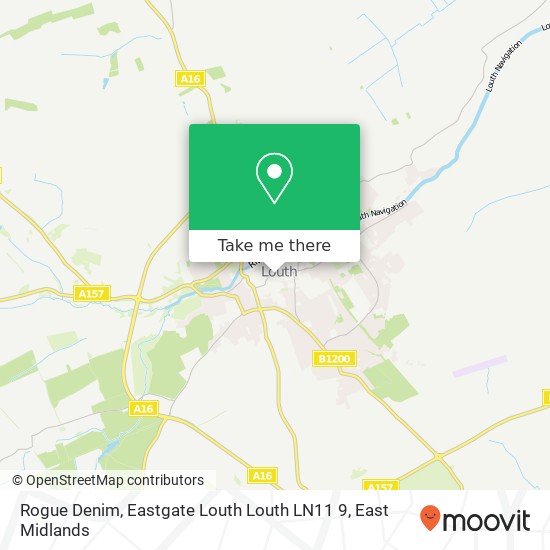 Rogue Denim, Eastgate Louth Louth LN11 9 map