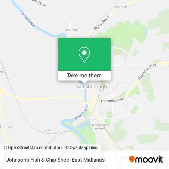 Johnson's Fish & Chip Shop map