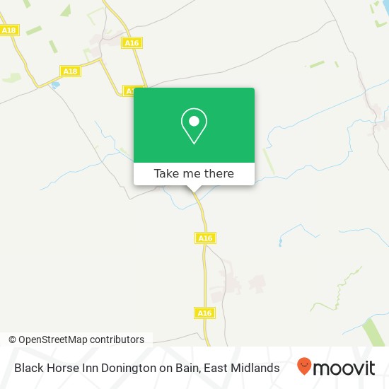 Black Horse Inn Donington on Bain, Main Road Utterby Louth LN11 0 map