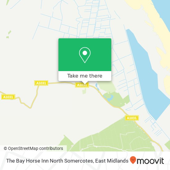 The Bay Horse Inn North Somercotes map