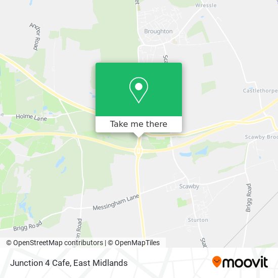 Junction 4 Cafe map