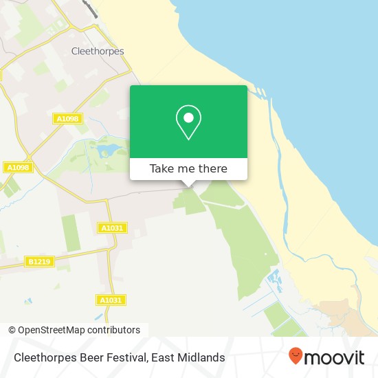 Cleethorpes Beer Festival map