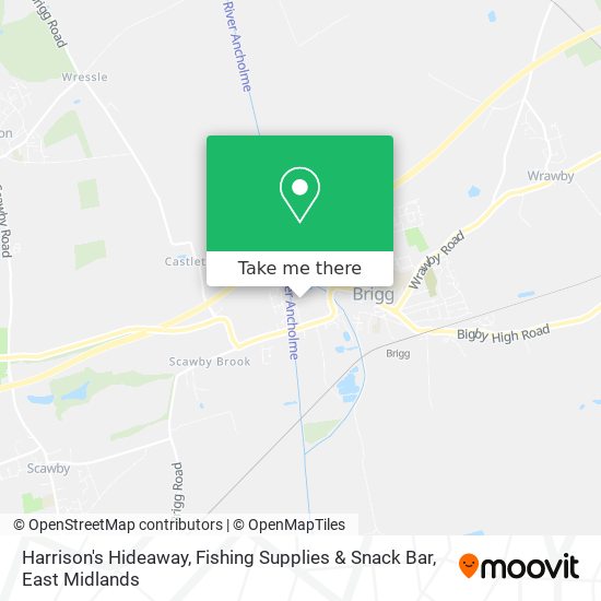 Harrison's Hideaway, Fishing Supplies & Snack Bar map