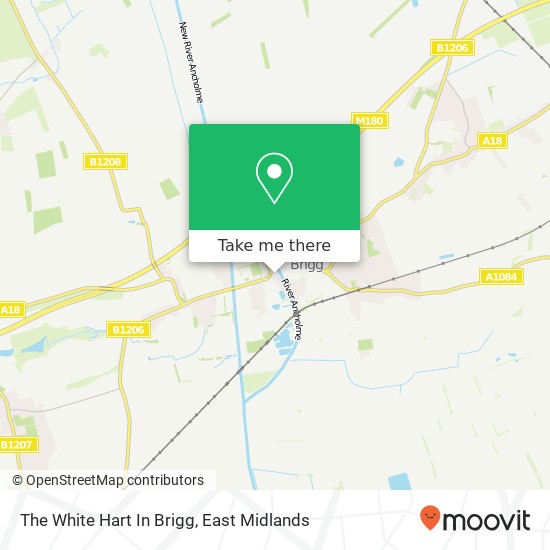 The White Hart In Brigg map