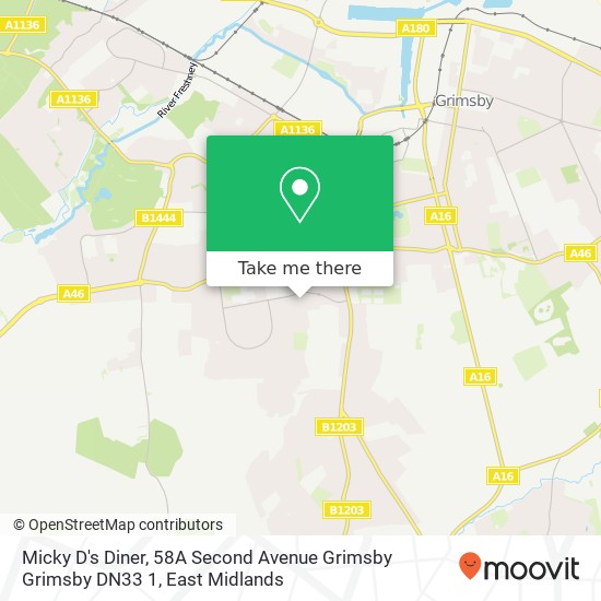 Micky D's Diner, 58A Second Avenue Grimsby Grimsby DN33 1 map