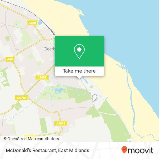 McDonald's Restaurant, Kings Road Cleethorpes Cleethorpes DN35 0 map
