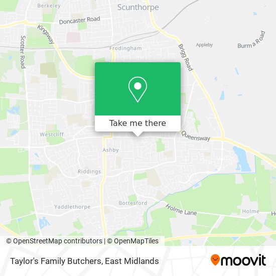 Taylor's Family Butchers map