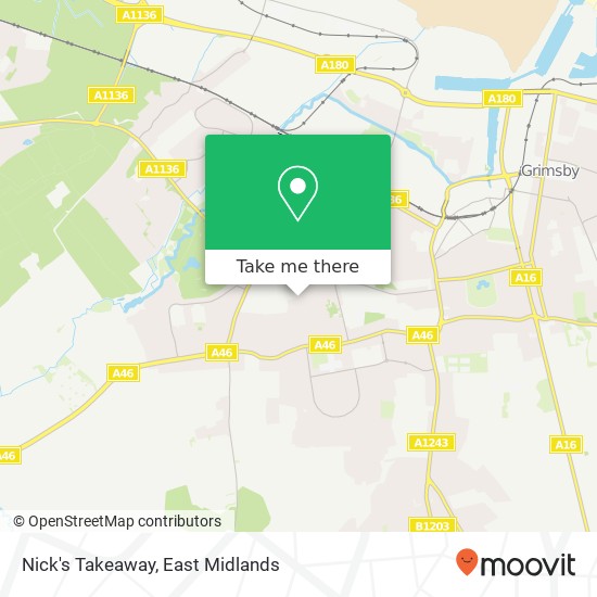 Nick's Takeaway, Carnforth Crescent Grimsby Grimsby DN34 5 map