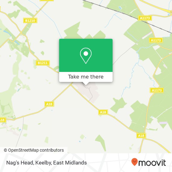 Nag's Head, Keelby map