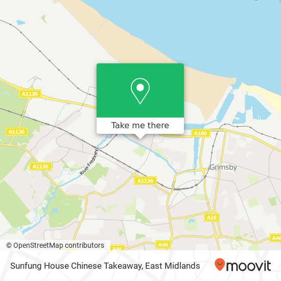 Sunfung House Chinese Takeaway, 83 Gilbey Road Grimsby Grimsby DN31 2 map