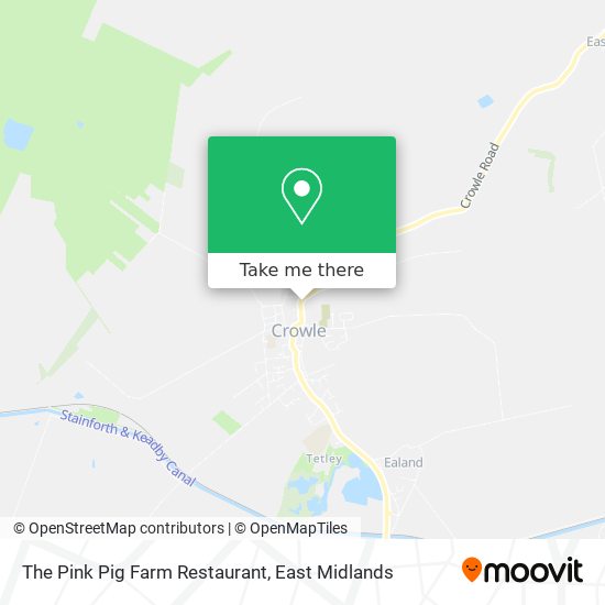 The Pink Pig Farm Restaurant map