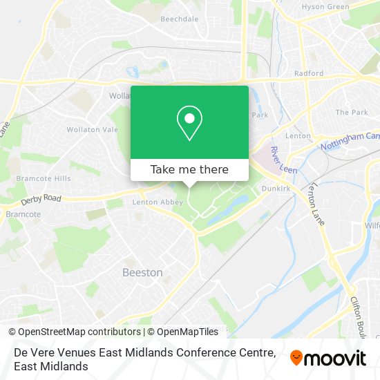 De Vere Venues East Midlands Conference Centre map