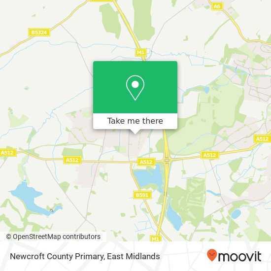 Newcroft County Primary map