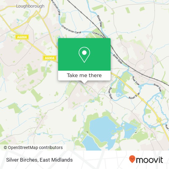 Silver Birches map