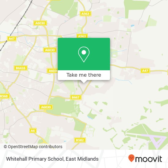 Whitehall Primary School map