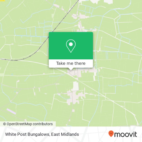 White Post Bungalows map