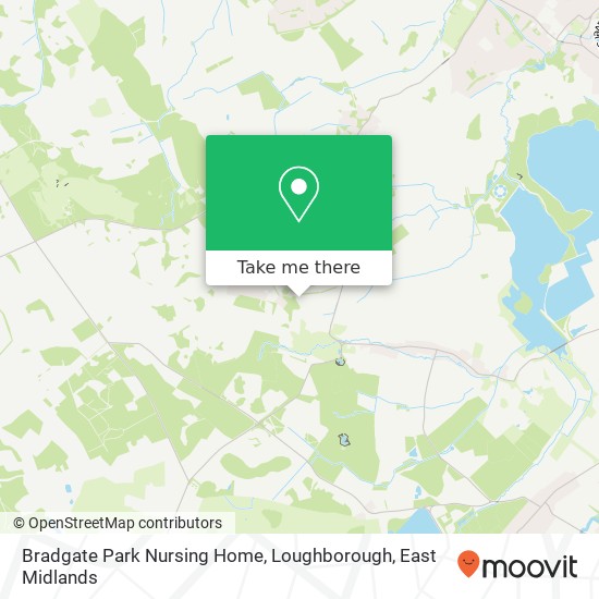 Bradgate Park Nursing Home, Loughborough map