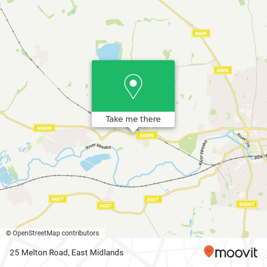 25 Melton Road map