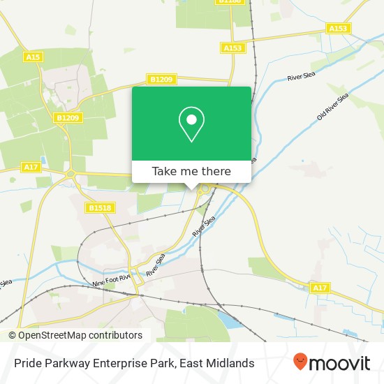 Pride Parkway Enterprise Park map