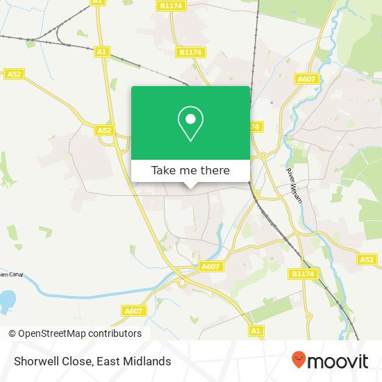 Shorwell Close map