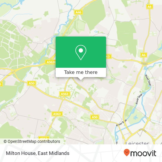 Milton House map