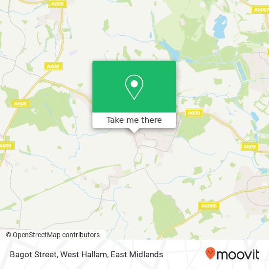 Bagot Street, West Hallam map