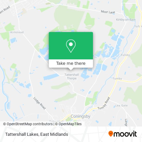 Tattershall Lakes map