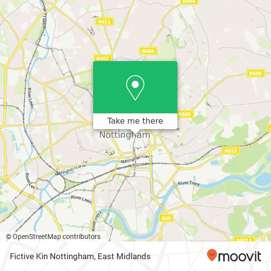 Fictive Kin Nottingham map