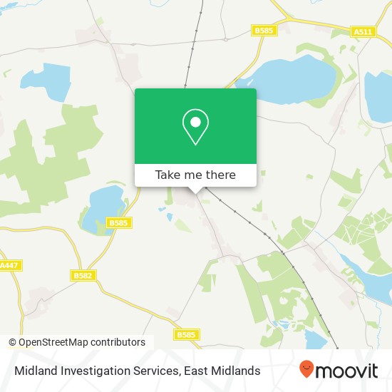 Midland Investigation Services map
