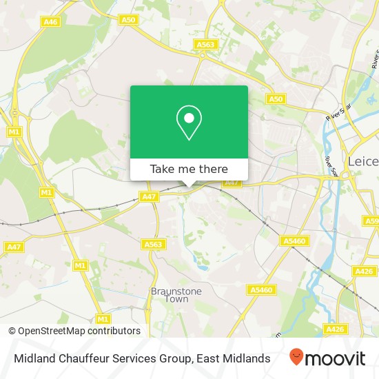 Midland Chauffeur Services Group map