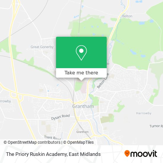 The Priory Ruskin Academy map