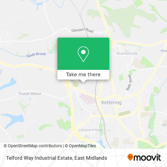 Telford Way Industrial Estate map