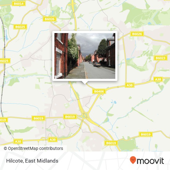 Hilcote map