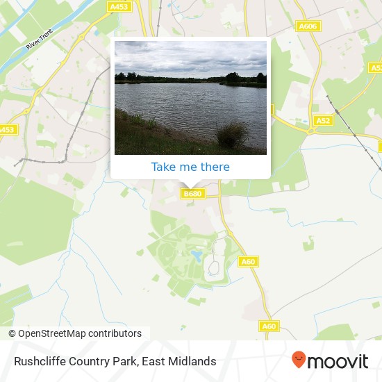 Rushcliffe Country Park map