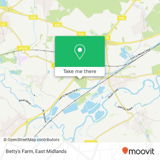 Betty's Farm map