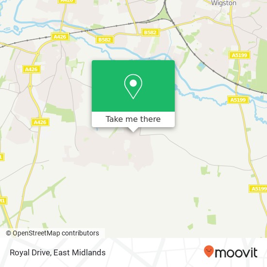 Royal Drive map