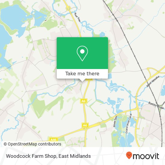 Woodcock Farm Shop map